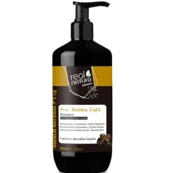 Real Natura Pro- Bomba Café Champô Cabelo Danificado