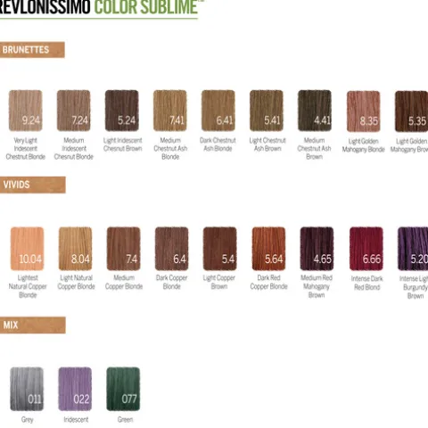 Revlon Revlonissimo Color Sublime Coloração 7.24 Louro Irisado Marrom