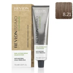 Revlon Revlonissimo Color Sublime Coloração 8.21 Louro Claro Irisado Cinza