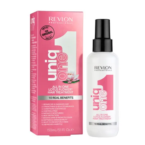 Revlon Uniqone All In One Spray Tratamento Leave-In Flor De Lótus