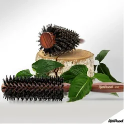 Rickiparodi Woodpro Escova De Cabelo Circular 39Mm