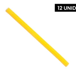 Rolos Papelotes Para Cabelo - Cor Amarelo