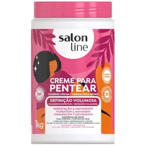 Salon Line Creme Pentear Definição Volumosa