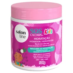 Salon Line Kids Hidratação Sos Cachos Máscara De Hidratação Intensa