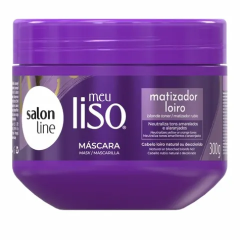 Salon Line Meu Liso Máscara Matizador Loiro