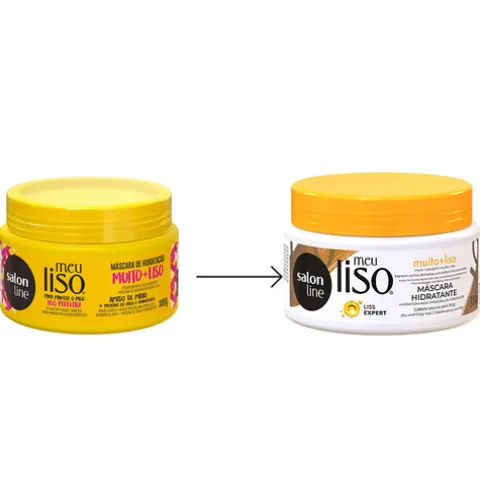 Salon Line Meu Liso Muito + Liso Máscara Hidratante