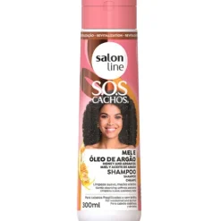 Salon Line Sos Cachos Mel E Óleo De Argan Champô
