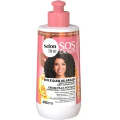 Salon Line Sos Cachos Mel E Óleo De Argan Creme De Pentear