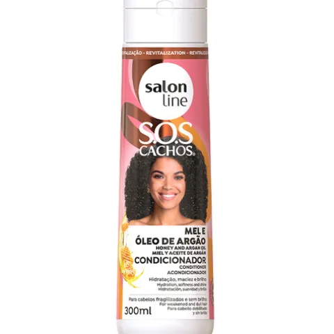 Salon Line Sos Cachos Mel E Óleo De Argan Condicionador