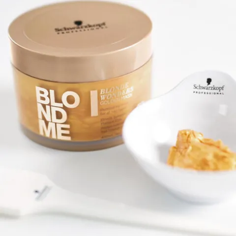 Schwarzkopf Blondme Wonders Máscara Dourada