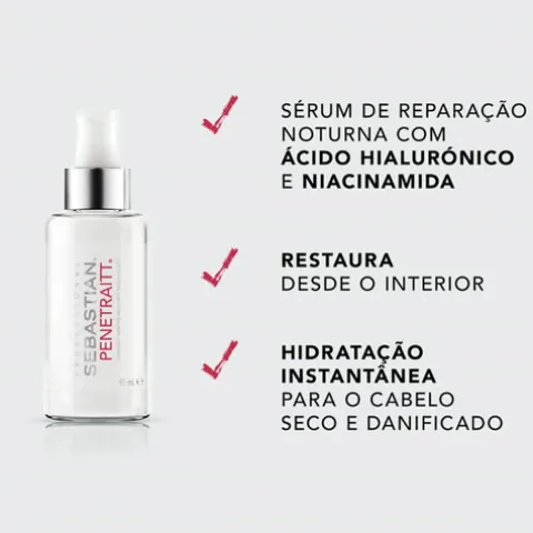 Sebastian Penetraitt Serum De Reparação Noturna Ácido Hialurónico