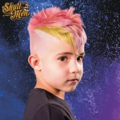 Skull Men Colors Máscara De Coloração Intensa Vermelho