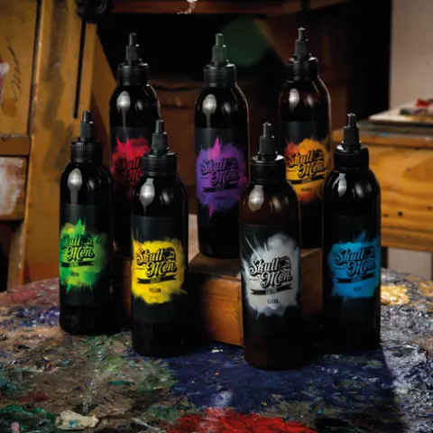 Skull Men Colors Máscara De Coloração Intensa Vermelho