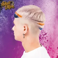 Skull Men Colors Máscara De Coloração Intensa Azul