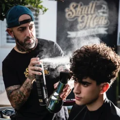 Skull Men Laca De Fixação Flexível