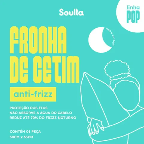 Soulta Fronha De Cetim Anti-Frizz Branca