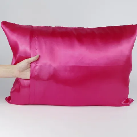 Soulta Fronha De Cetim Anti-Frizz Rosa