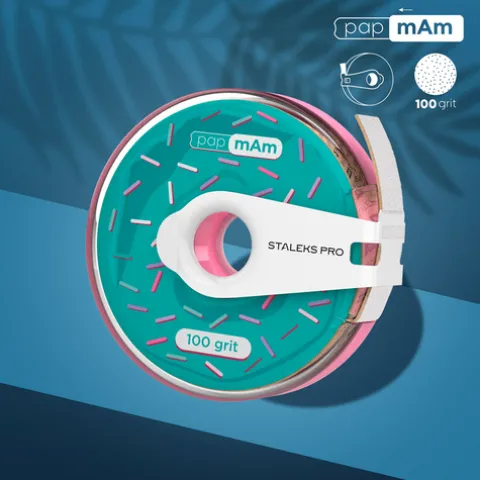 Staleks Expert Atc Rolo De Refil Fita Abrasiva Descartável Papmam 100