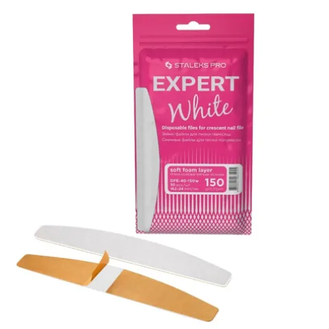 Staleks Recarga Limas Descartaveis Meia-Lua Para Lima Unhas - 150 Grit