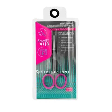 Staleks Smart41 Tesoura Com Gancho Para Cutículas