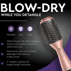 Sutra Escova Elétrica Para Cabelo Rose Gold