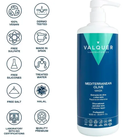 Valquer Mediterranean Olive Máscara Reparação Intensiva