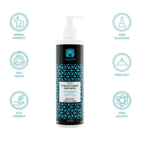 Valquer Máscara Capilar Pós-Tratamento Para Alisamento Francês