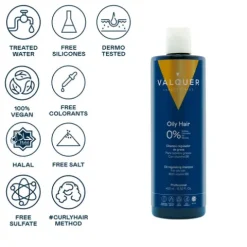 Valquer Oily Hair Shampoo Para Cabelo Oleoso