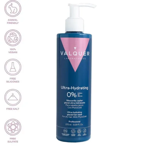 Valquer Ultra Hydrating Máscara Hidratação Para Cabelos Secos