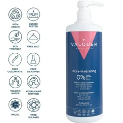 Valquer Ultra Hydrating Shampoo Hidratante Para Cabelos Secos