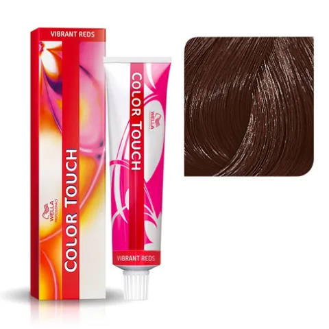 Wella Color Touch Coloração Semipermanente 4/57 Castanho Médio Acaju Marro