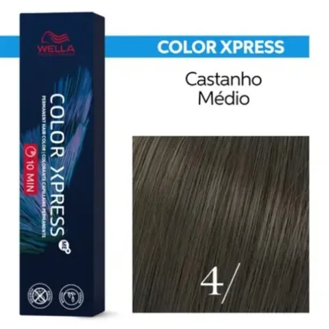 Wella Color Xpress Coloração Permanente Rápida 4/