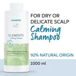 Wella Elements Calming Champô Suave Couro Cabeludo Seco E Sensível