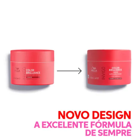 Wella Invigo Color Brilliance Máscara Cor Intensa Cabelo Espesso