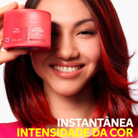 Wella Invigo Color Brilliance Máscara Cor Intensa Cabelo Espesso