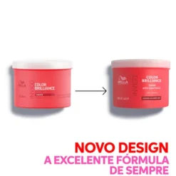 Wella Invigo Color Brilliance Máscara Cor Intensa Cabelo Espesso