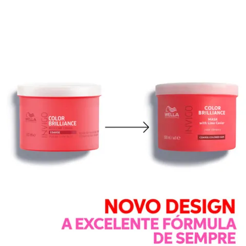 Wella Invigo Color Brilliance Máscara Cor Intensa Cabelo Espesso