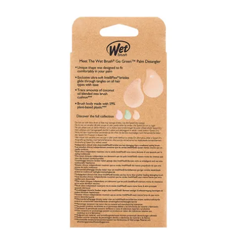 Wet Brush Go Green Palm Detangler Orange Coconut Oil Escova De Cabelo